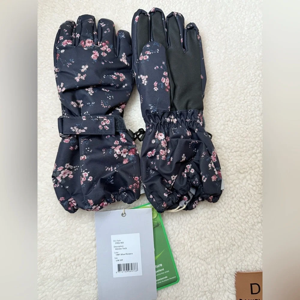 Kid’s wheat MITTENS TECH snow gloves 8-10Y